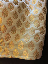 Pista Green Color Banarasi Readymade Blouse - Kaash