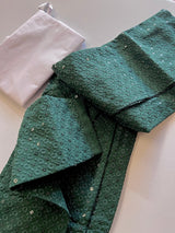 Bottle Green men's kurta pajama in premium georgette with sequin & chikankari embroidery — Kaash Collection