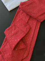 Maroon Red men's kurta pajama in premium georgette with sequin & chikankari embroidery — Kaash Collection